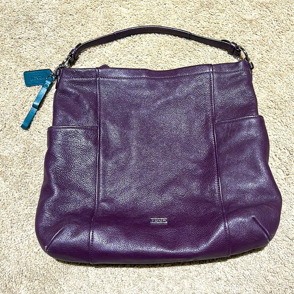 Coach plum purse